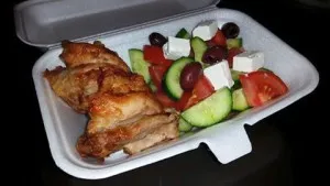 Chicken Souvla Salad